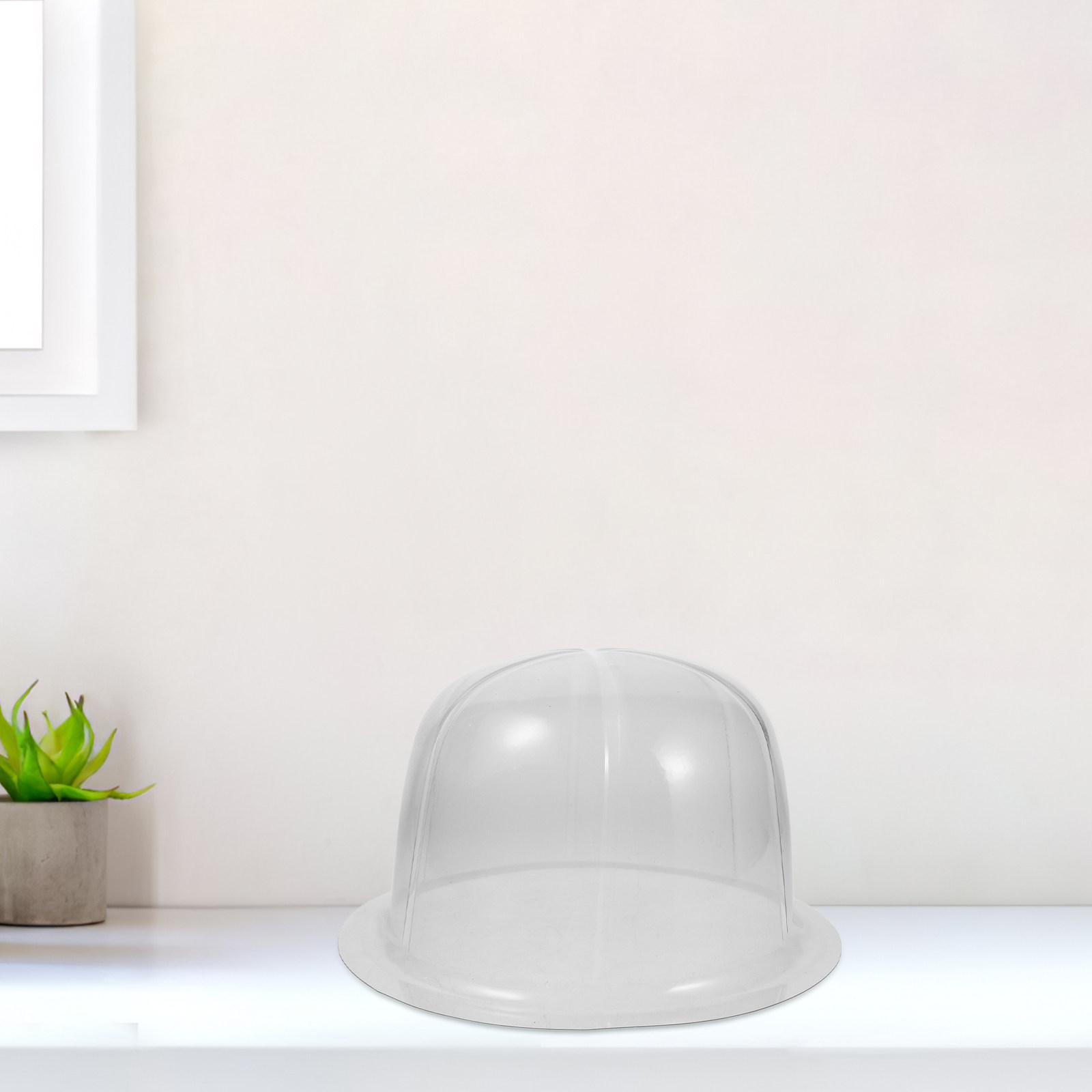 Plastic Dome Clear - 10 sztuk przezroczystych plastikowych kopułek do